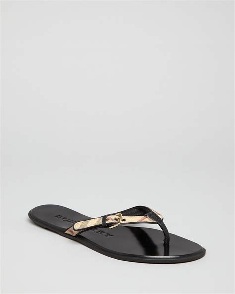 burberry women sandads|burberry women's thongs flip flops.